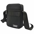 Сумка на плечо HEIKKI COMPACT (ХЕЙКИ) с карманом, черная, 20х16х5 см, 272632 272632