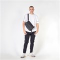 Сумка на плечо большая HEIKKI STREAM (ХЕЙКИ), карман-антивор, А5, черная, 22х31х8 см, 272640 272640