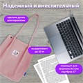 Сумка шоппер BRAUBERG MOMENTS, вельвет, 35х30 см, розовый, 271907 271907