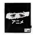 Сумка шоппер BRAUBERG, канвас, 40х35 см, черный, "Anime eyes", 271897 271897