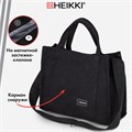 Сумка шоппер HEIKKI MINI (ХЕЙКИ), вельвет, 25х20 см, черный, 272439 272439