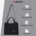 Сумка шоппер HEIKKI MINI (ХЕЙКИ), вельвет, 25х20 см, черный, 272439 272439