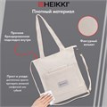 Сумка шоппер HEIKKI VELVET (ХЕЙКИ), вельвет, карманы, 35х32 см, бежевый, 272438 272438