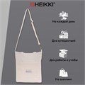 Сумка шоппер HEIKKI VELVET (ХЕЙКИ), вельвет, карманы, 35х32 см, бежевый, 272438 272438