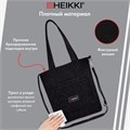 Сумка шоппер HEIKKI VELVET (ХЕЙКИ), вельвет, карманы, 35х32 см, черный, 272437 272437
