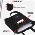Сумка шоппер HEIKKI VELVET (ХЕЙКИ), вельвет, карманы, 35х32 см, черный, 272437 272437