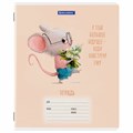 Тетрадь 12 л. BRAUBERG клетка, обложка картон, FUNNY ANIMALS, 107277 107277