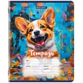 Тетрадь 12 л. BRAUBERG линия, обложка картон, DOGS, 107281 107281