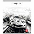 Тетрадь 12 л. ПЗБМ, клетка, выборочный лак, "Гран-при" (микс в спайке), 13904 405339