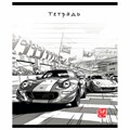 Тетрадь 12 л. ПЗБМ, клетка, выборочный лак, "Гран-при" (микс в спайке), 13904 405339