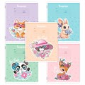 Тетрадь 12 л. ЮНЛАНДИЯ, линия, обложка картон, BE CUTE, 107285 107285