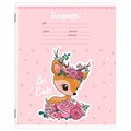 Тетрадь 12 л. ЮНЛАНДИЯ, линия, обложка картон, BE CUTE, 107285 107285