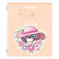 Тетрадь 12 л. ЮНЛАНДИЯ, линия, обложка картон, BE CUTE, 107285 107285