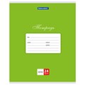 Тетрадь 24 л. BRAUBERG КЛАССИКА, клетка, обложка картон, ЗЕЛЕНАЯ, 104738 104738