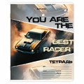 Тетрадь 24 л. BRAUBERG, клетка, обложка картон, AUTO-MOTO, 107307 107307