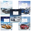 Тетрадь 24 л. BRAUBERG, клетка, обложка картон, DRIVE CAR, 403005 403005