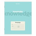 Тетрадь 24 л. BRAUBERG, линия, обложка картон, KNOWLEDGE, 107309 107309