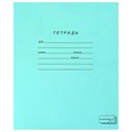 Тетрадь ЗЕЛЁНАЯ обложка 12 л., узкая линия с полями, офсет, "ПЗБМ", 19964 106452