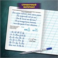 Тетрадь УЧУСЬ ПИСАТЬ № 4 12 л. косая линия, со справочным материалом, обложка картон, ЮНЛАНДИЯ, 404851 404851