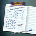 Тетрадь УЧУСЬ ПИСАТЬ № 5 12 л. узкая линия, со справочным материалом, обложка картон, ЮНЛАНДИЯ, 404850 404850