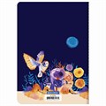 Тетрадь 40 л. в клетку обложка SoftTouch, бежевая бумага 70 г/м2, сшивка, А5 (147х210 мм), СОВЫ, BRAUBERG, 403780 403780