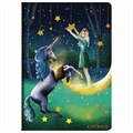 Тетрадь 40 л. в клетку обложка SoftTouch, фольга, бежевая бум. 70 г/м2, сшивка, А5 (147х210 мм), FAIRY TALE, BRAUBERG, 403788 403788