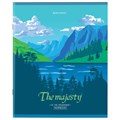 Тетрадь А5 48 л. BRAUBERG скоба, клетка, обложка картон, "Majesty" (микс в спайке), 404368 404368