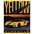 Тетрадь А5 48 л. HATBER скоба, клетка, обложка картон, "YELLOWsupercar" (5 видов в спайке), 48Т5В1 404479