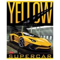 Тетрадь А5 48 л. HATBER скоба, клетка, обложка картон, "YELLOWsupercar" (5 видов в спайке), 48Т5В1 404479