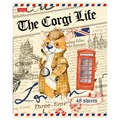 Тетрадь А5 48 л. HATBER скоба, клетка, обложка картон, "Корги_LIFE" (5 видов в спайке), 48Т5В1 404480
