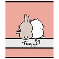 Тетрадь А5 48 л. ПЗБМ, скоба, клетка, матовая ламинация, брайль, "Веселее вместе" (микс в спайке), 23317 405346
