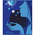 Тетрадь А5 48 л., ПЗБМ скоба, клетка, Soft-Touch, глиттер, "Космо" (микс в спайке), 23829 405401