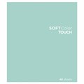 Тетрадь А5 48 л., ПЗБМ, скоба, клетка, Soft Touch, брайль 3D, "СофтКолорТач", микс в спайке, 28213 404459