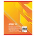 Тетрадь А5, 40 л., STAFF скоба, клетка, офсет №2 ЭКОНОМ, обложка картон, "СТАНДАРТ", 402644 402644