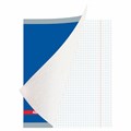 Тетрадь А5, 48 л., BRAUBERG скоба, клетка, обложка картон, "INDAY", 400518 400518