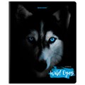 Тетрадь А5, 48 л., BRAUBERG, скоба, клетка, выборочный лак, "Wild eyes" (микс в спайке), 404343 404343