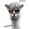 Тетрадь А5, 48 л., ПЗБМ, скоба, клетка, Soft Touch, выборочный лак, "Черно-белые звери" (5 видов), 027941 404195