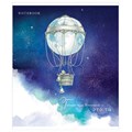 Тетрадь А5, 48 л., ПЗБМ, скоба, клетка, Soft Touch, фольга, лак, "Сон о чём-то большем" (5 видов), 028619 404464