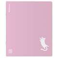 Тетрадь обложка пластик, А5, 48 л., скоба, клетка, ERICH KRAUSE, "Brave cats" (микс в спайке), 61955 405265