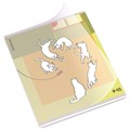 Тетрадь обложка пластик, А5, 48 л., скоба, клетка, ERICH KRAUSE, "Cat Day" (микс в спайке), 54159 405267
