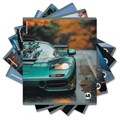 Тетрадь обложка пластик, А5, 48 л., скоба, клетка, ERICH KRAUSE, "Rain Drive" (микс в спайке), 63377 405268