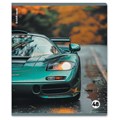 Тетрадь обложка пластик, А5, 48 л., скоба, клетка, ERICH KRAUSE, "Rain Drive" (микс в спайке), 63377 405268