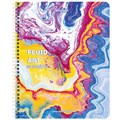 Тетрадь А5 80 л. BRAUBERG гребень, клетка, обложка картон, "Colorful Art" (микс в спайке), 404414 404414