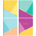Тетрадь А5 80 л. BRAUBERG, гребень, клетка, обложка картон, "Multicolor" (микс в спайке), 404416 404416