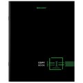 Тетрадь А5, 96 л., BRAUBERG, скоба, клетка, глянцевая ламинация, "Dark", 404428 404428