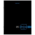 Тетрадь А5, 96 л., BRAUBERG, скоба, клетка, глянцевая ламинация, "Dark", 404428 404428