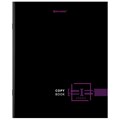 Тетрадь А5, 96 л., BRAUBERG, скоба, клетка, глянцевая ламинация, "Dark", 404428 404428