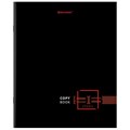 Тетрадь А5, 96 л., BRAUBERG, скоба, клетка, глянцевая ламинация, "Dark", 404428 404428