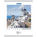 Тетрадь А5, 96 л., BRAUBERG, скоба, клетка, обложка картон, КАНИКУЛЫ, 401847 401847