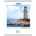 Тетрадь А5, 96 л., BRAUBERG, скоба, клетка, обложка картон, КАНИКУЛЫ, 401847 401847